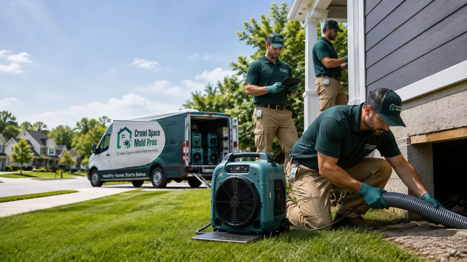 Crawl Space Mold Removal in Hankinson, ND